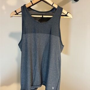 Men’s Vuori Gray Sleeveless Athletic Tank Top